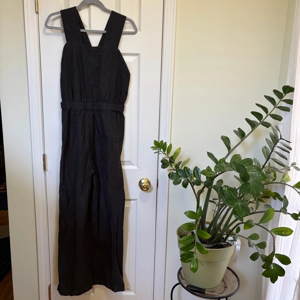 Everlane Black The Fatigue Apron Jumpsuit 0